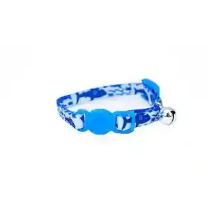 Adjustable Breakaway Kitten Collar - Blue Shark 5/16" X 06"-08"