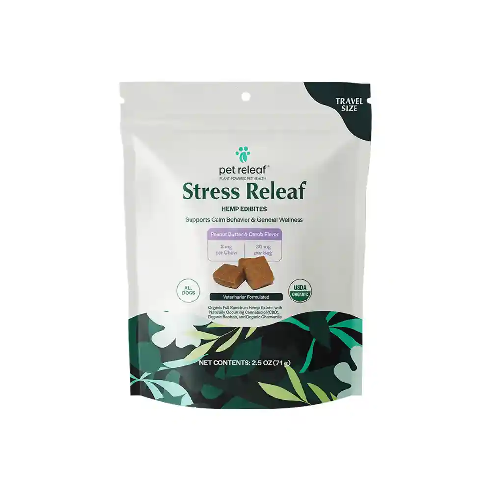 Pet Releaf Stress Edibites Bacon 7.5 oz