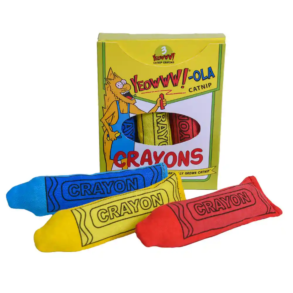 Yeowww!-Ola Catnip Crayons 3 pk