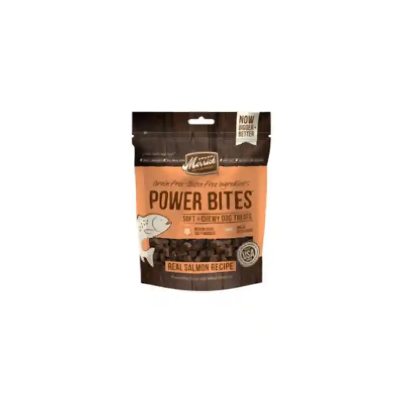 Merrick Treats Dog Power Bites Slmn 6-oz