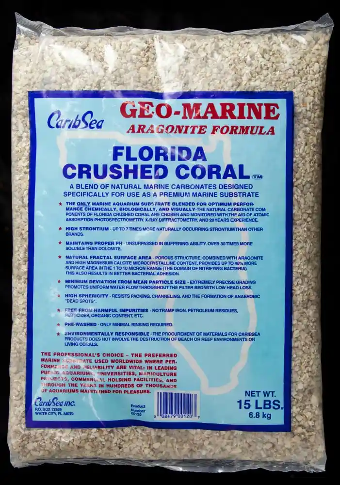 CaribSea Crushed Coral(Aragonite) 15 Lb