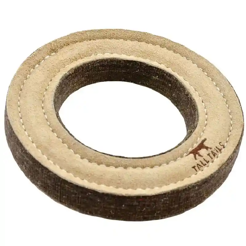 Tall Tails Dog Toy Holiday Toy Natural Ring 7"