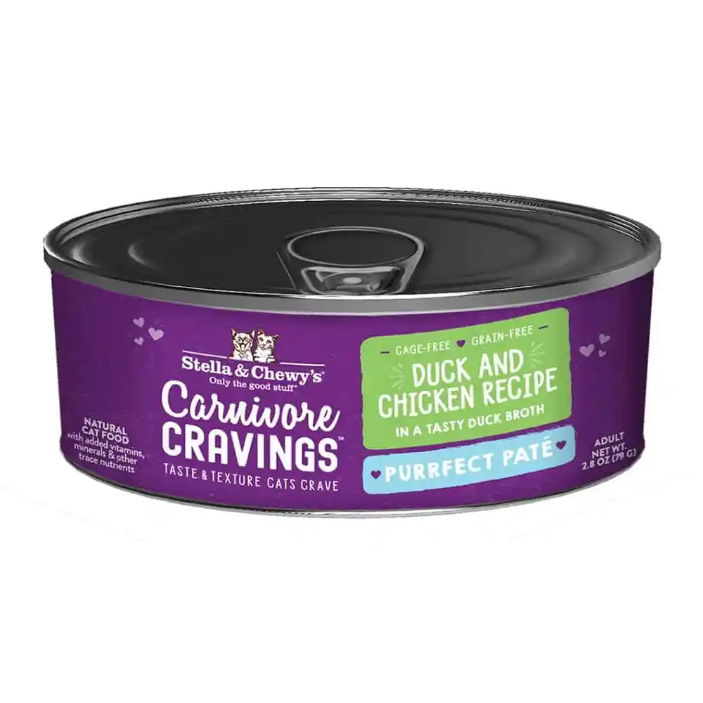Stella & Chewy’s Cat Carn Crav Pate Ckn Duck 2.8-oz