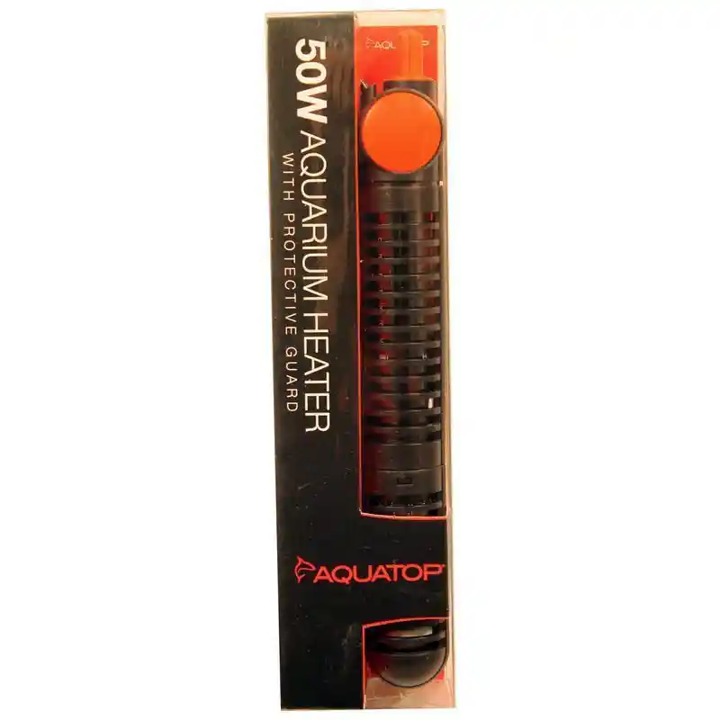 Glass Aquarium Heater W/Guard 50 watt