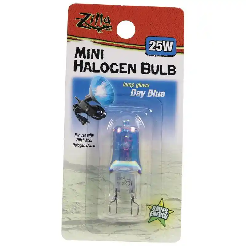 HALOGEN MINI BULB BLUE 25W