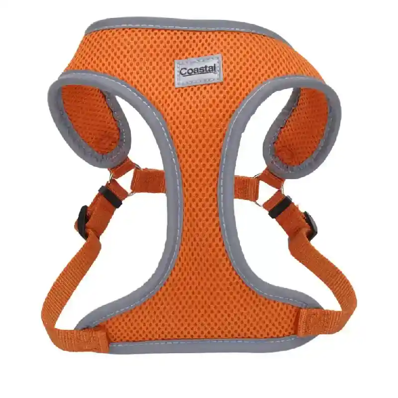 Comfort Soft Reflective Wrap Adjustable Dog - Sunset Orange Sml 5/8" X 19" 23"