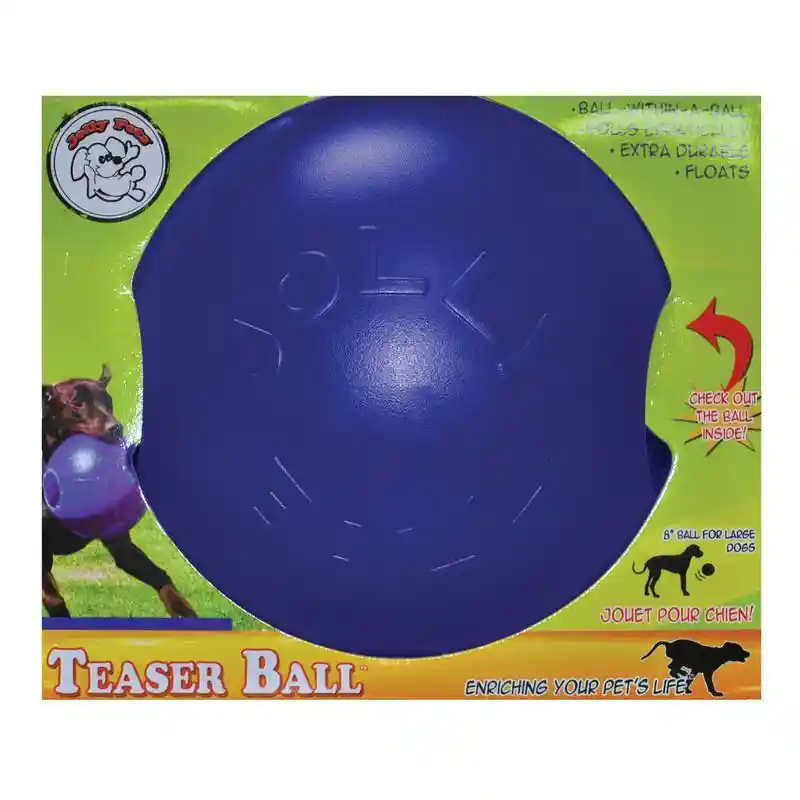 Jolly Pet Teaser Ball Blue 6"