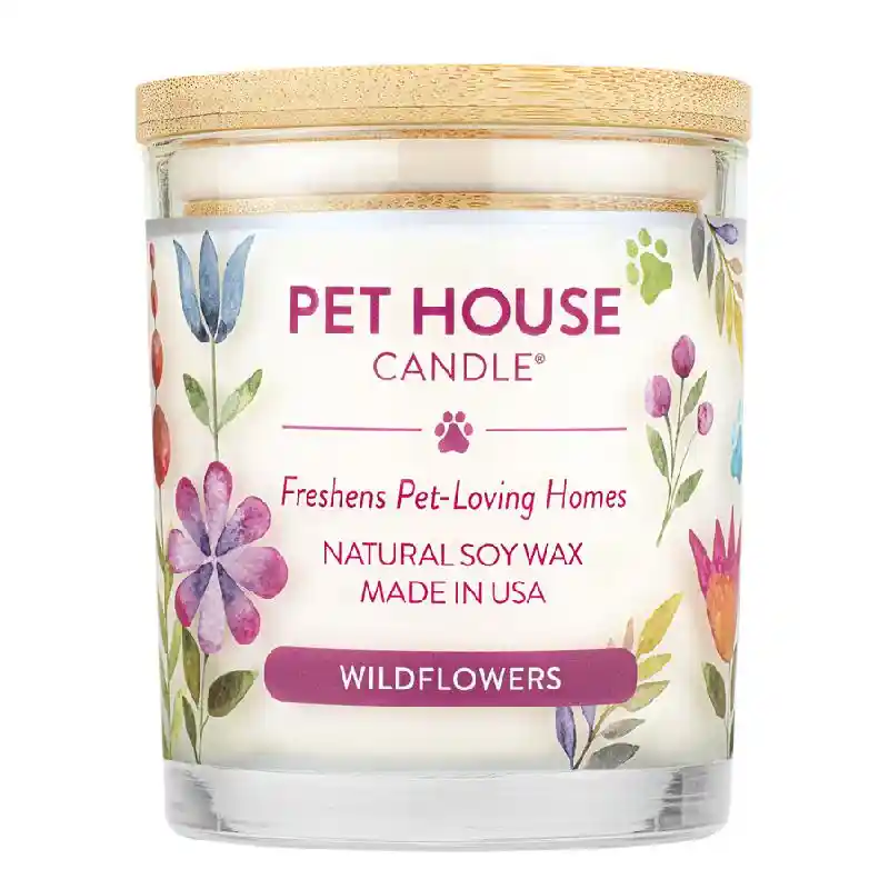 Pet House Candle Wildflowers 9-oz