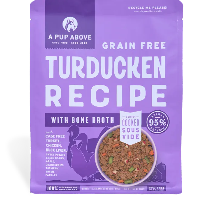 A Pup Above Frozen – Turducken 1lb 10/cs *for Indiv. Resale
