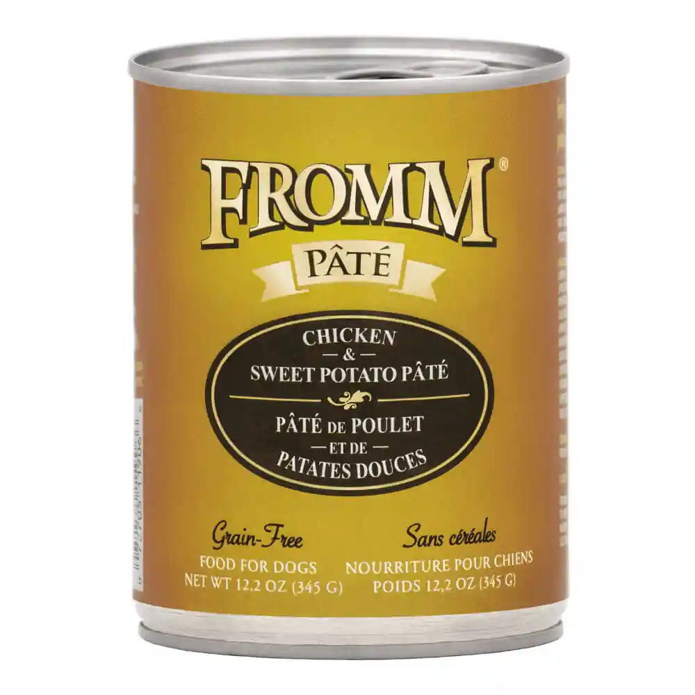 Fromm Gold Can Dog Ckn & Sweet Potato Pate 12.2 Oz