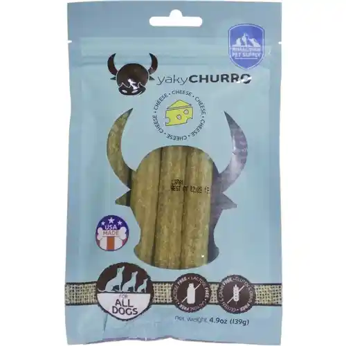 Himalayan Dog Chew Yaky Churro Himalayan Cheese Dog Treats 4 Count Pack