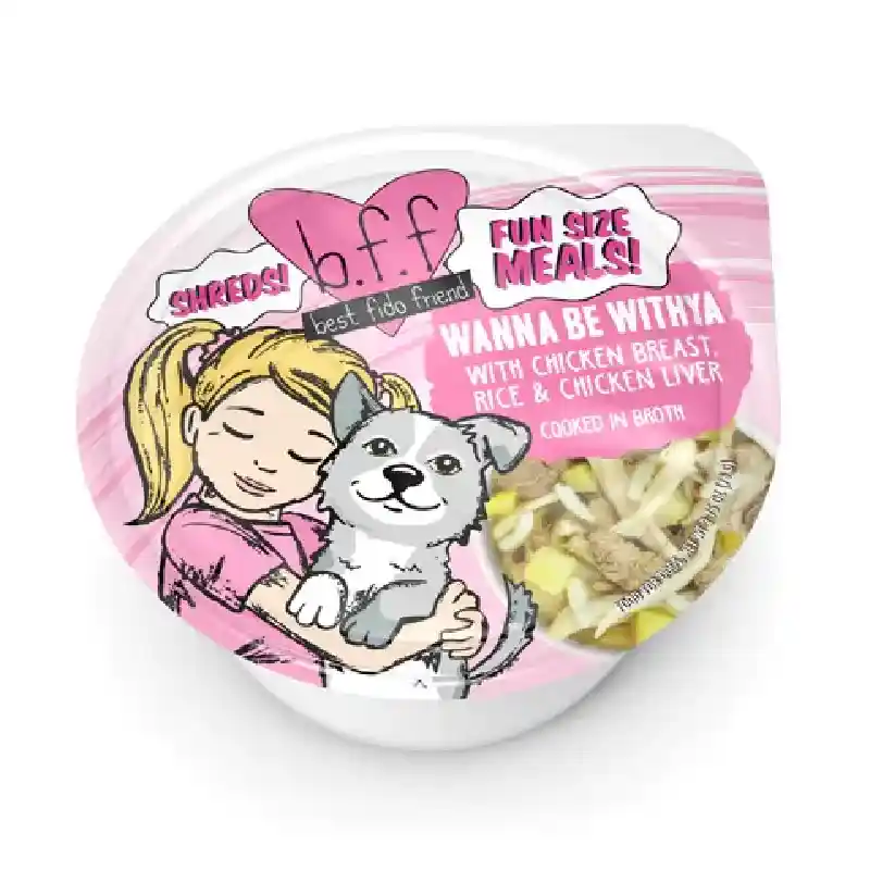 Bff Fun Cup Dog Wanna Be With Ya Chicken 2.7oz