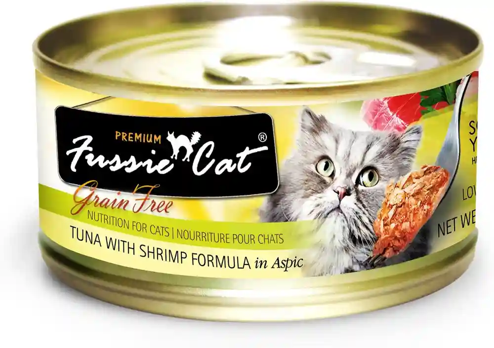 Premium Tuna With Shrimp Formula In Aspic Grain-free Canned Cat Food 2.8-oz