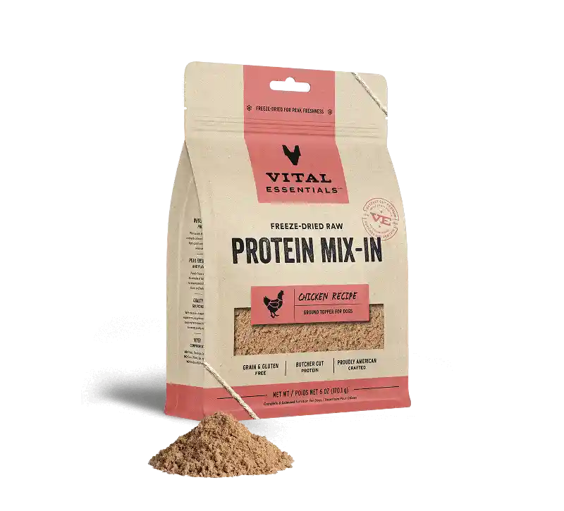 Freeze-dried Raw Protein Mix-in Chicken Recipe Ground Topper For Dogs - 6oz