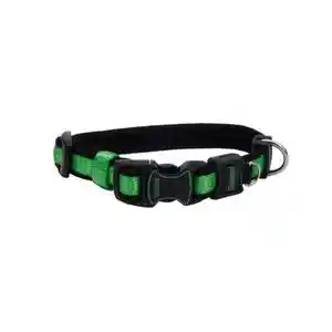 Inspire Adjustable Dog Collar - Green Med 1" X 14" 20"