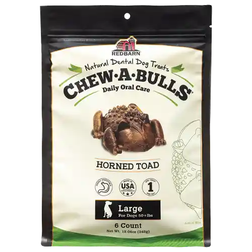 Chew-a-bulls Toad - Lrg 6pk