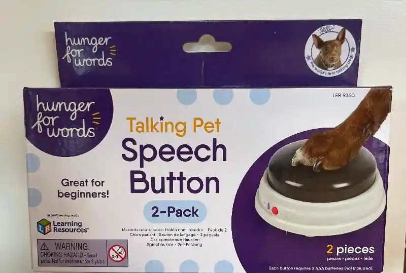 Hfw Dog Speech Button 2pk .65#