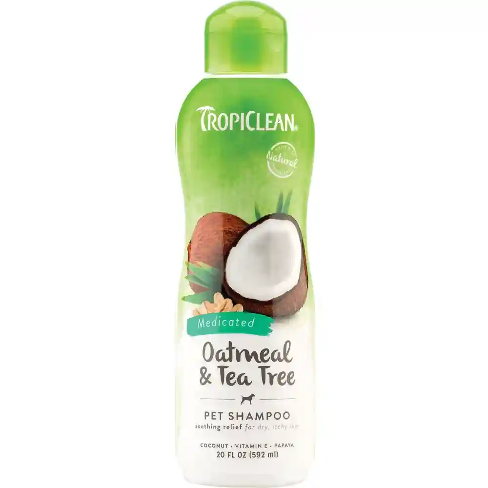 TropiClean Oatmeal/Tea Tree Shampoo 20-oz