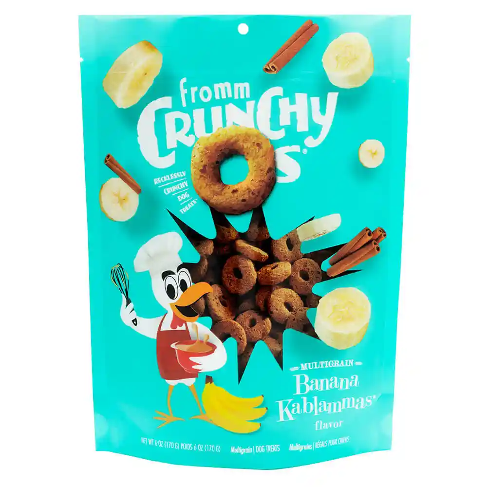 Fromm Treats Dog Crunchy O's Banana Kablammas 6 Oz