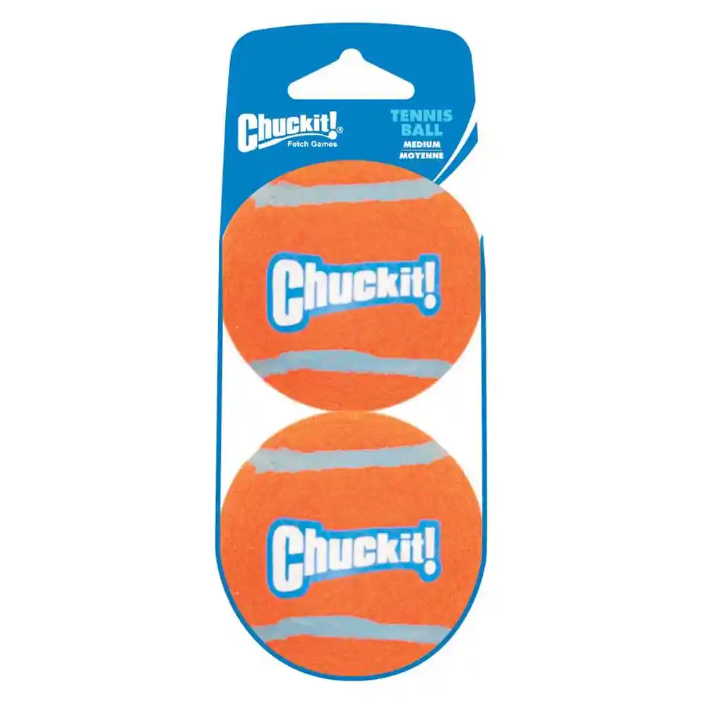 Chuckit Dog Tennis Balls Medium 2 Pk