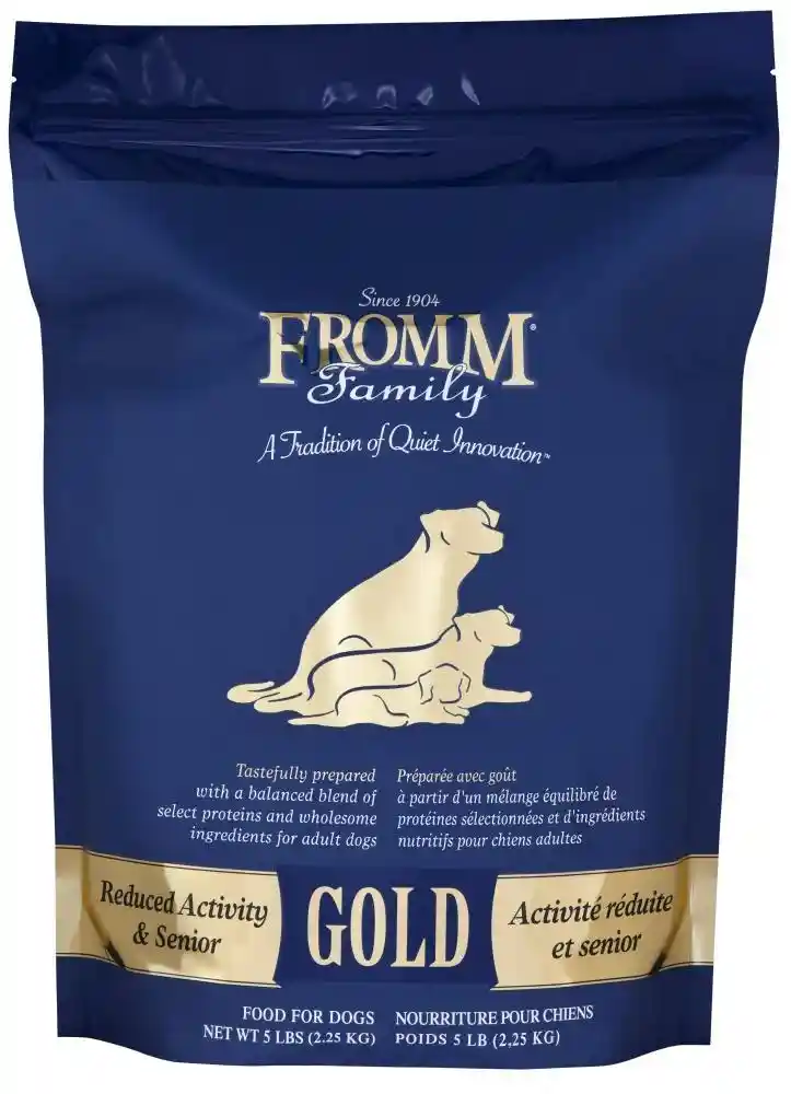 Gold Reduced Activity & Senior Dry Dog Food 5-lb