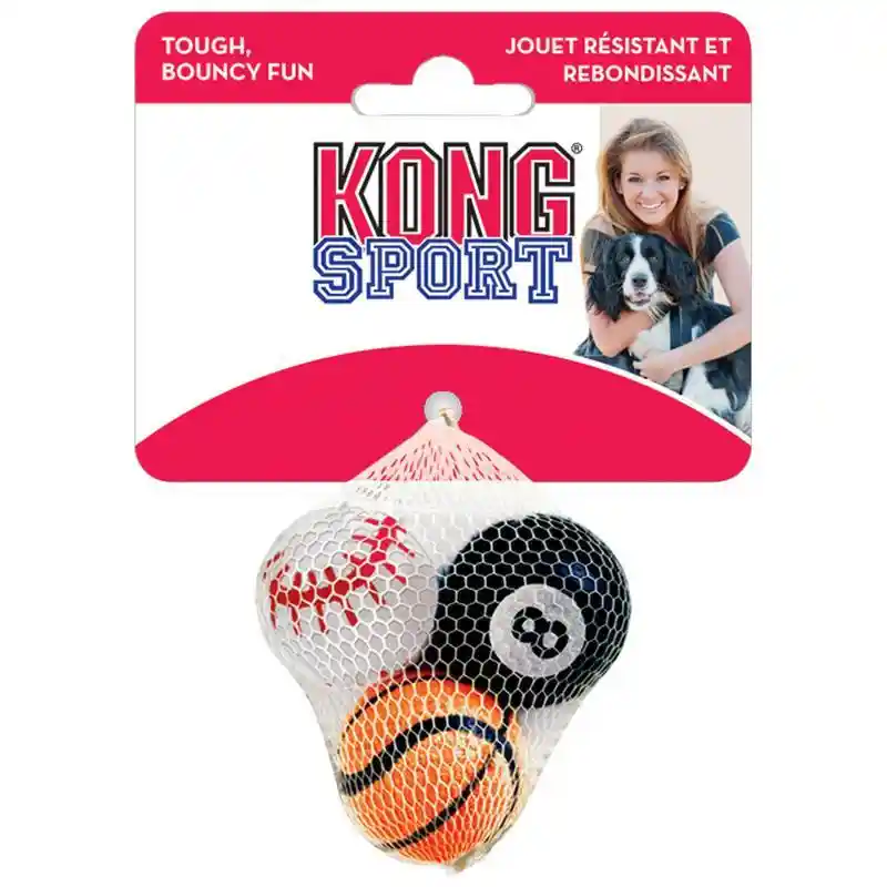 Kong Sport Balls Assorted X-small 3 Pack