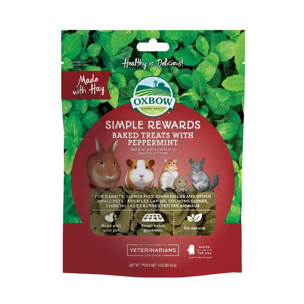 Oxbow Rewards Peppermint Treats 3-oz