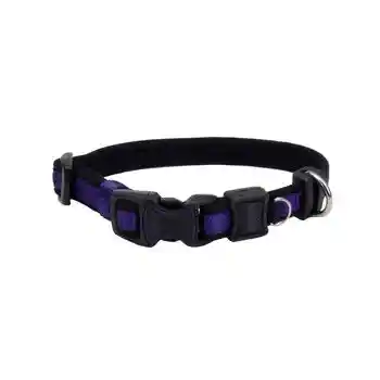 Inspire Adjustable Dog Collar - Purple Sml 5/8" X 10" 14"