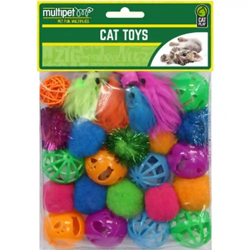 Multipet Cat Ball & Mice Value Pack