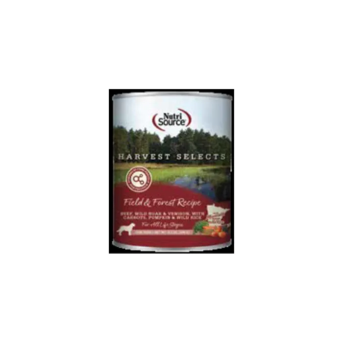 Nutrisource Dog Harvest Selects Field Forest Can 12.3oz 12/cs