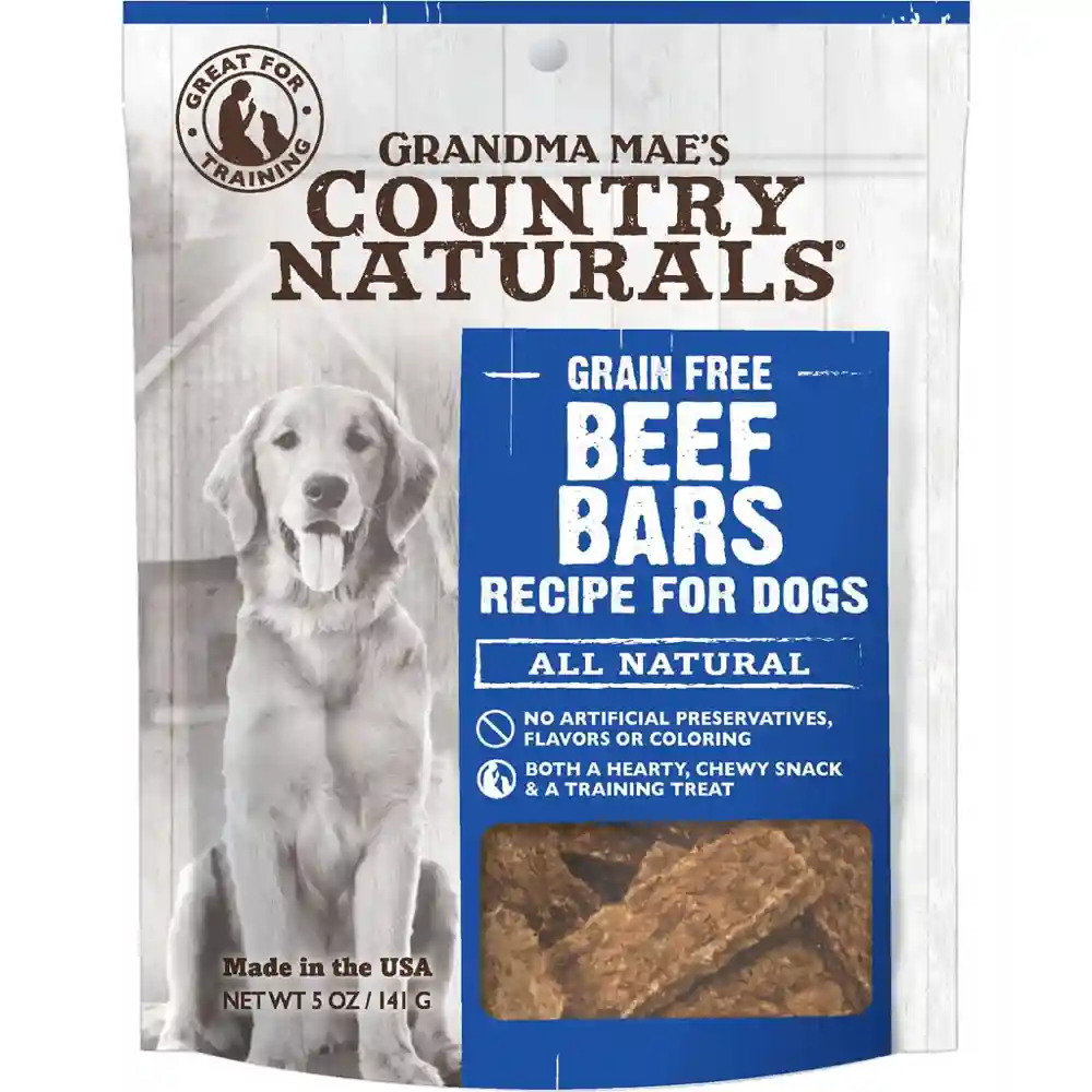 Grain Free Beef Bars Dog Treats - 5oz