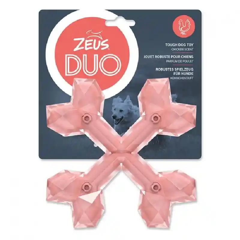 Zeus Duo Cross Bones (6in) Coral Chicken