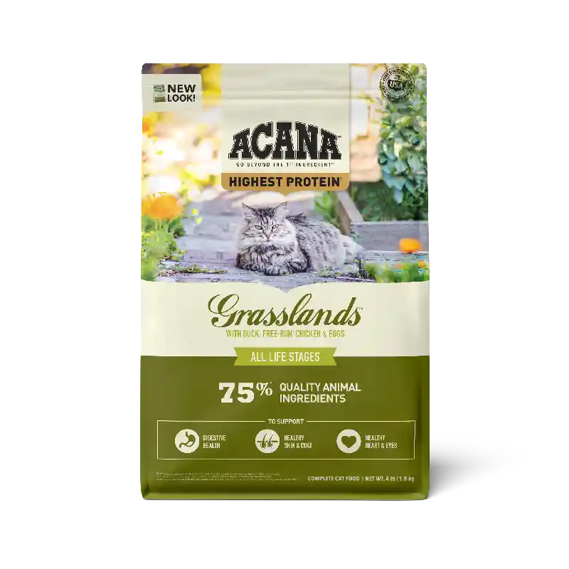 Acana Grasslands Grain-free Dry Cat Food 4-lb