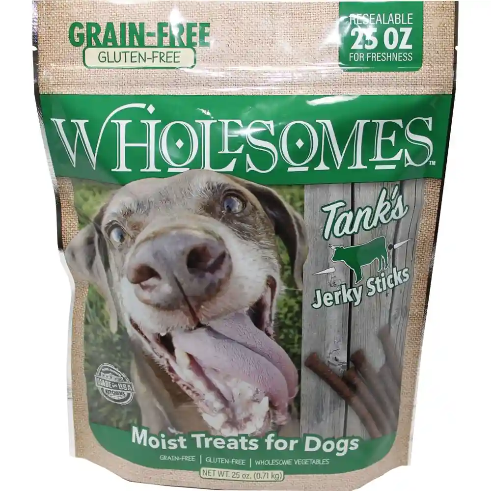 Wholesomes Tanks Jerky Sticks 25-oz