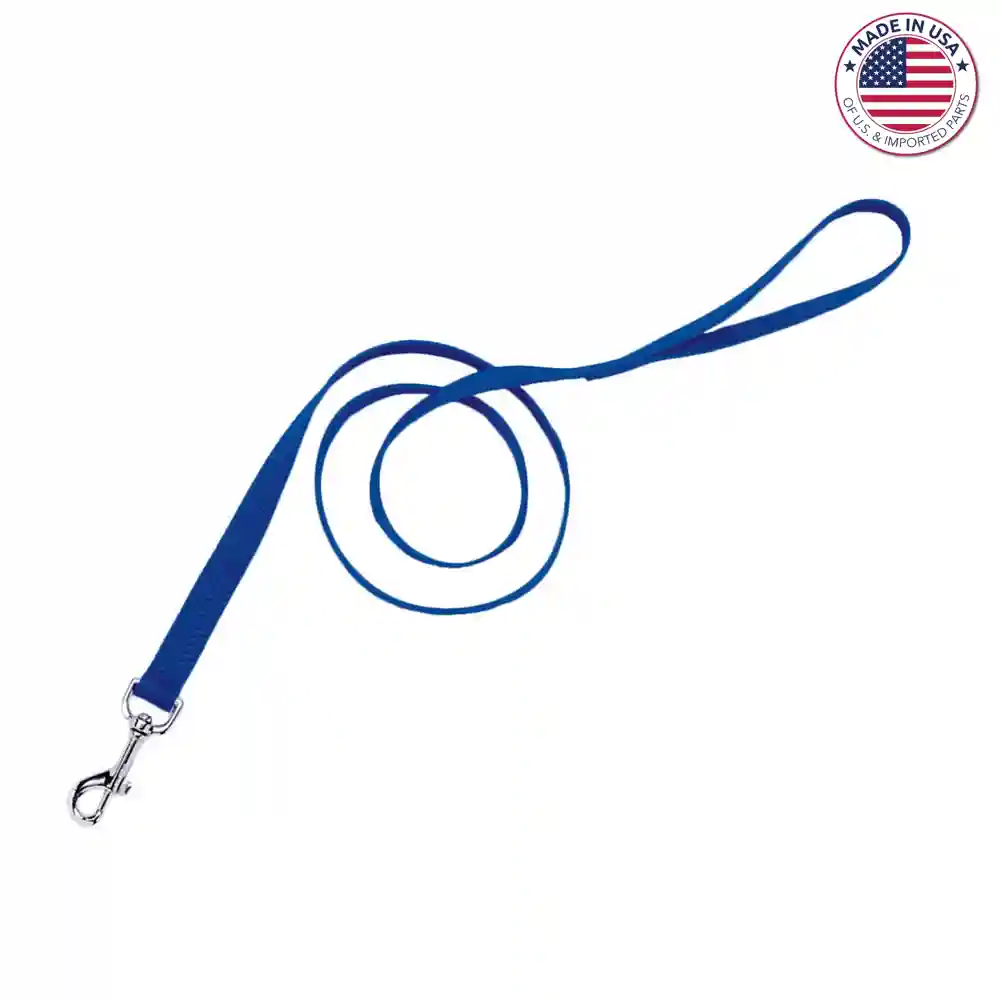 Single Ply Dog Leash - Blue 1" X 06'