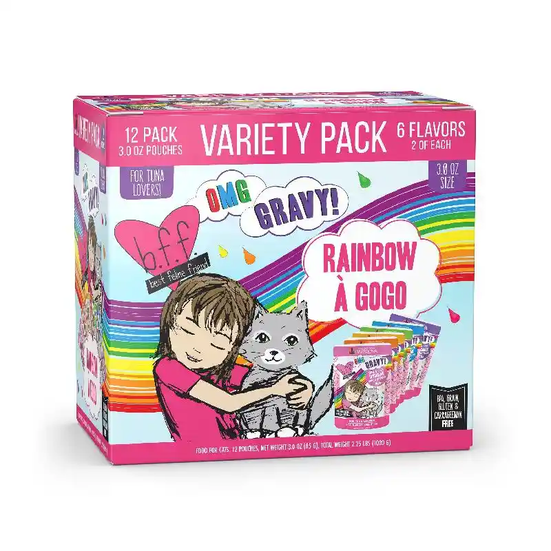 Weruva Cat Bff Omg Gf Rainboagogo Varpk Pouch 3 Oz