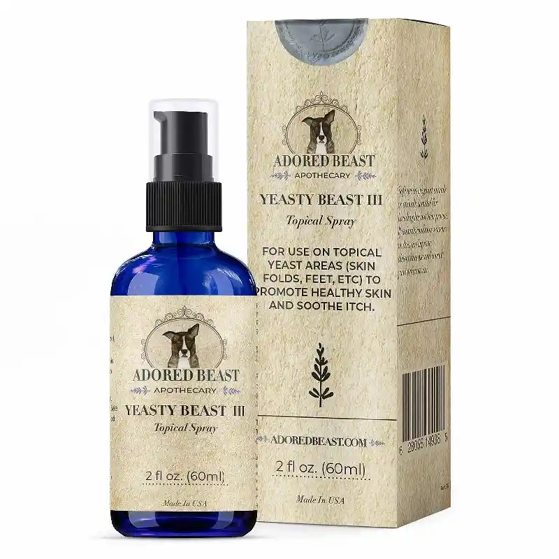 Adored Beast Yeasty Beast III Topical Spray - 2 oz