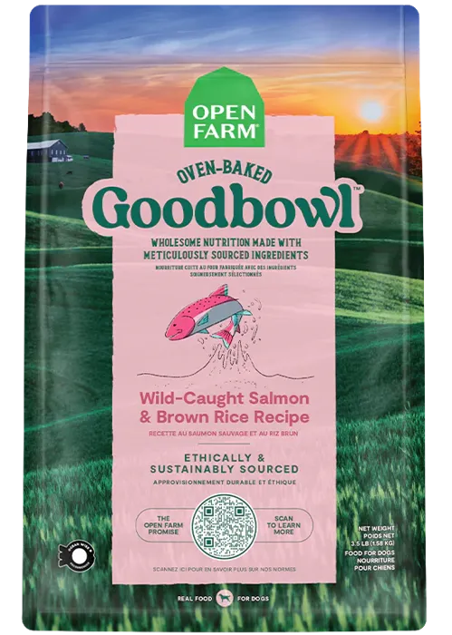 Open Farm Goodbowl Salmon & Brown Rice Dog 22-lb