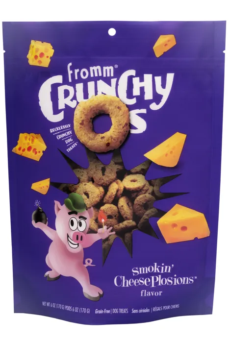 Fromm Crunchy-o's, Smokin Cheeseplosion, 6 Oz Smokin' Cheesplosion