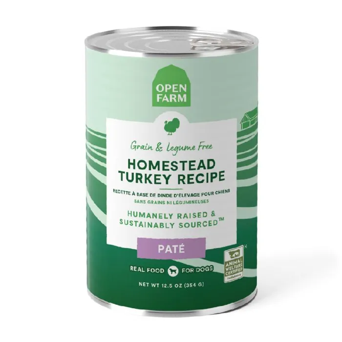 Open Farm Dog Turkey Pate Can 12.5-oz