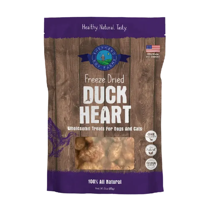 Fd Duck Heart Treat 8 OZ