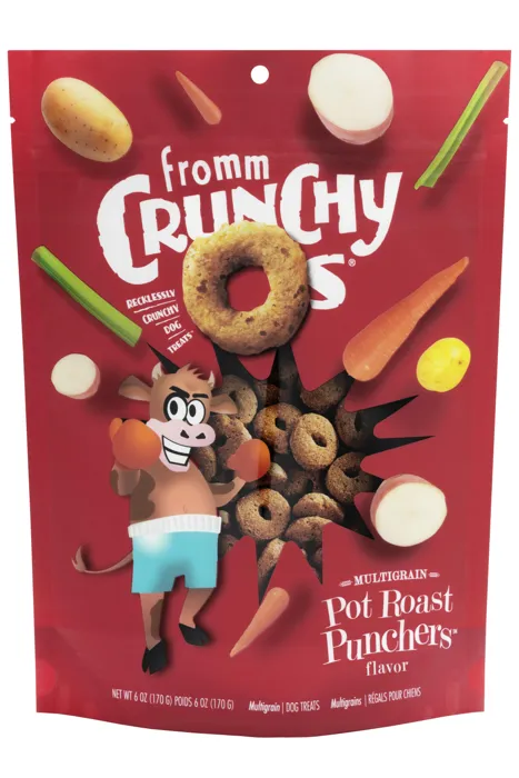 Fromm Crunchy O's Treats Pot Roast Punchers 6-oz