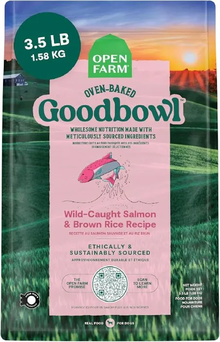 Open Farm Goodbowl Salmon & Brown Rice Dog 3.5-lb