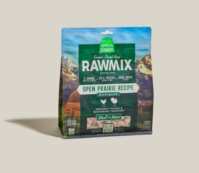 Open Farm Dog Fd Raw Mix Open Prairie 13.5-oz