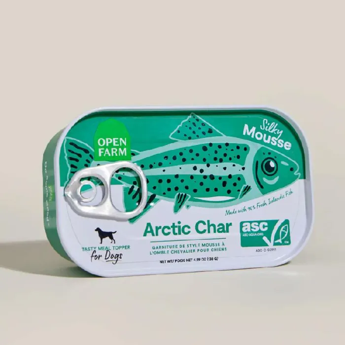 Open Farm Dog Topper Arctic Char Tin 4.59-oz
