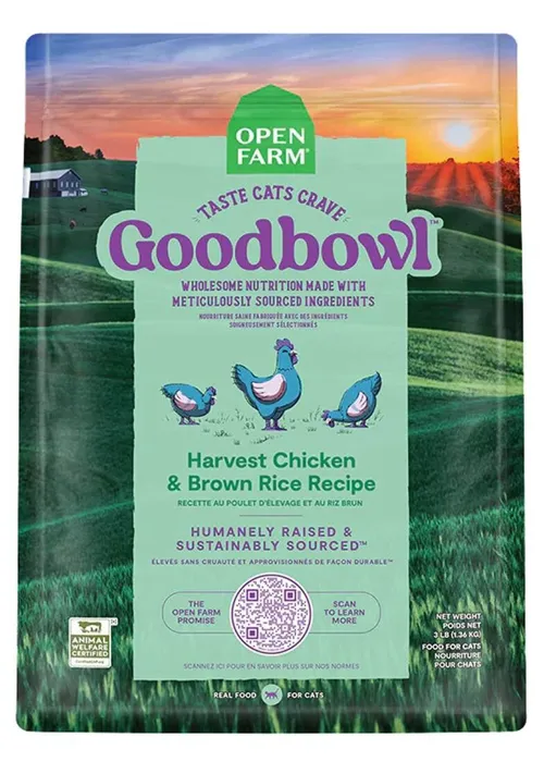 Open Farm Cat Dry Goodbowl Chicken Brown Rice 7-lb
