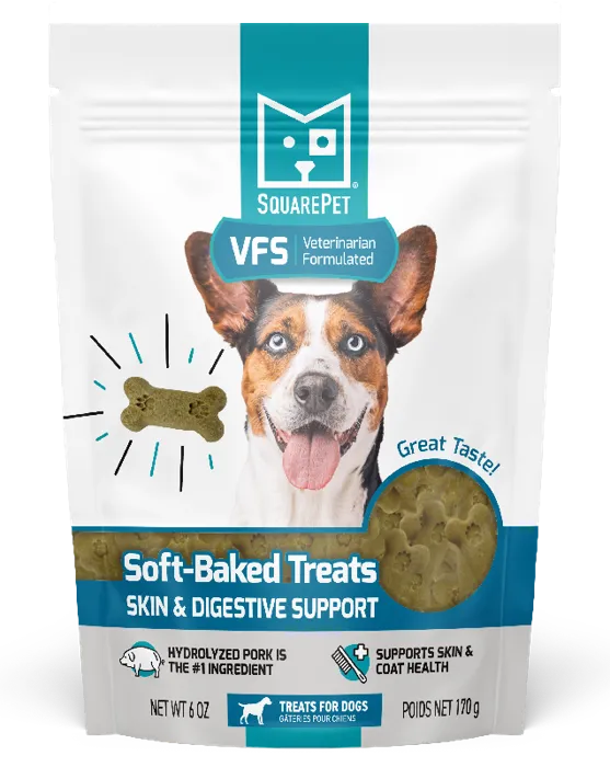 Squarepet Vfs Skin & Digestive Support Treat 6-oz