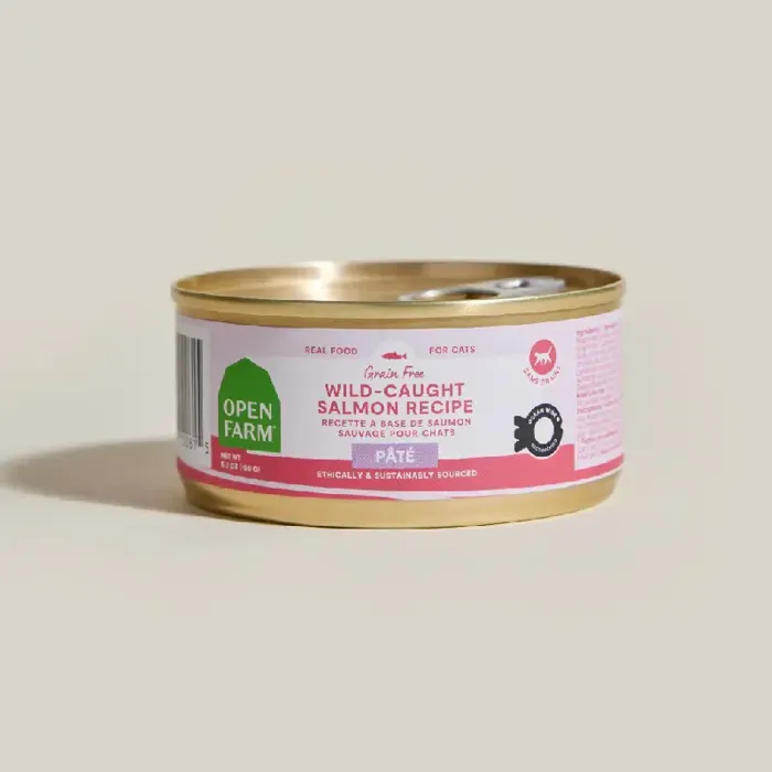 Open Farm Canned Cat Pate Salmon 2.8-oz