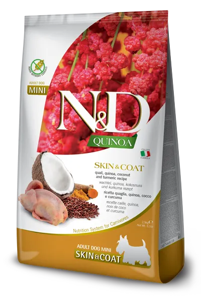 Farmina Quinoa Skin & Coat Quail Mini 5.5 #