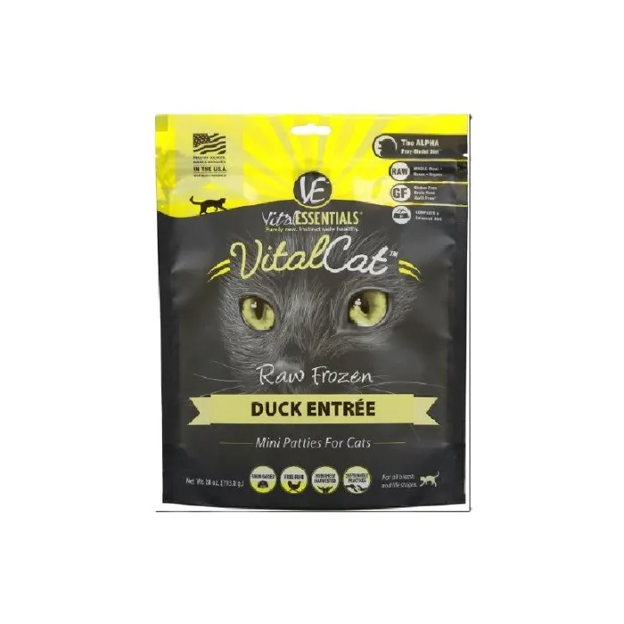 VE Frozen CAT Duck Mini Patties 28 oz